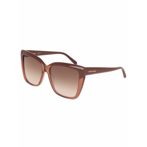 New Salvatore Ferragamo SF1102S 619 Women\'s Brown Gradient Cat-Eye Sunglasses main image 5